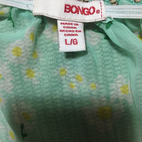 Bongo Chiffon Sheer Crop Top - Picture 4 of 5